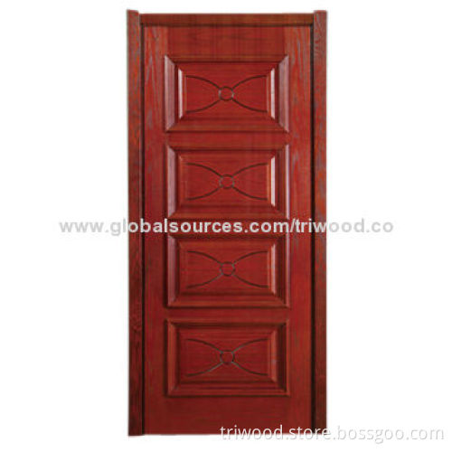 Interior Door with Timber Core and Eco-friendly Stain and Varnish